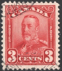 Canada SC#151 3¢ King George V (1928) Used