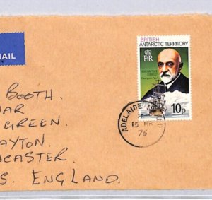 BRITISH ANTARCTIC TERRITORY Cover *ADELAIDE ISLAND* POLAR EXPLORATION 1976 ZT135