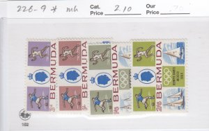 Bermuda 226-9 Olympics mint