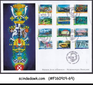 FRANCE - 2011 YEAR OF THE OVERSEAS / TOURISM - 12V - FDC