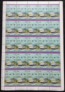 ST VINCENT Cars MNH x 10 Sheets(500 Stamps) BLK01