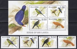 Sri Lanka, Fauna, Birds MNH / 1987