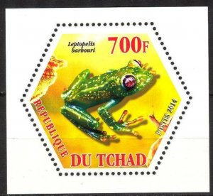 Chad 2014 Frogs (3) MNH Cinderella !