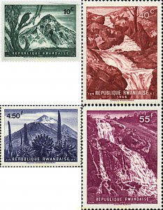 35743 MNH RUANDA 1966 PAISAJES