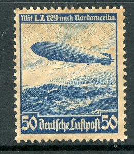 Germany 1936 Deutsche Reich 50pfg Zeppelin Airmail Scott #C57 MNH G231