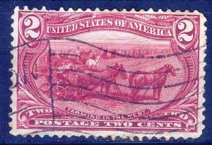 United States USA 1898 Trans Mississippi EXPO Omaha Horses Sc. 286 Used