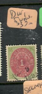 Danish West Indies  (abi) 1C  SC 5   VFU 