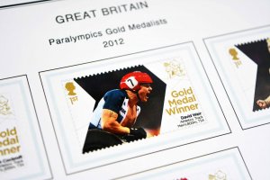 COLOR PRINTED GREAT BRITAIN 2011-2017 STAMP ALBUM PAGES (100 illustrated pages)