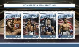 Mohammed Ali Cassius Clay Boxing Sports Togo MNH stamp set 2 sheets