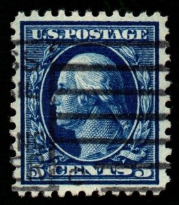 1917, US 5c, Washington, Used, Sc 504
