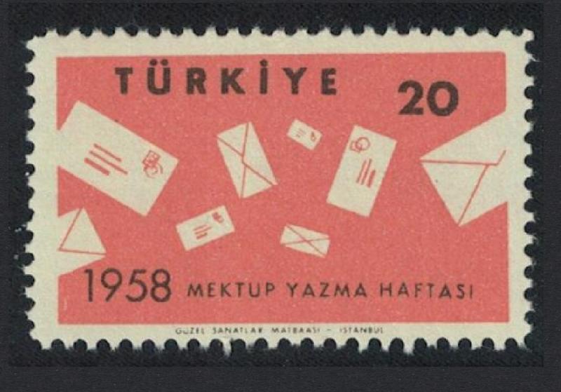 Turkey International Correspondence Week SG#1832 MI#1608 SC#1429