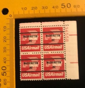 C79b Plate Block, MNH,  Bureau Precanceled