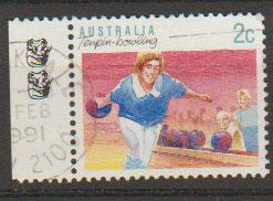 Australia SG 1170a FU  perf 13 1/2 - left margin with 2 K...