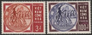 South Vietnam 1965 Sc 251-2 set MNH**