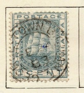 British Guiana 1882 Early Issue Fine Used 1c. NW-113794