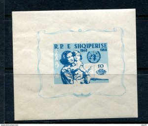 Albania 1959 Sc 552A Mi 590B MNH Mother and Child  UN Emblem 13246 