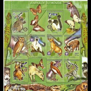 MALAGASY 1999 - Scott# 1416 Sheet-Wildlife NH