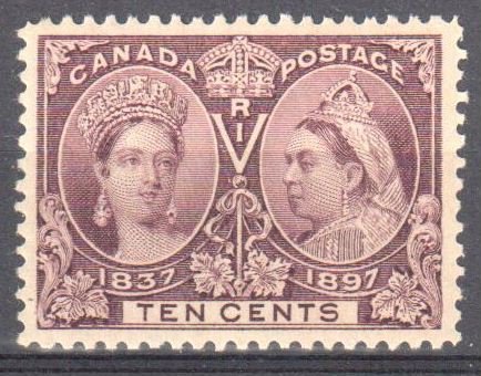 Canada #57 Mint VF OG LH C$250.00 -- CHOICE Jubilee --