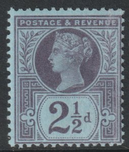 GB Scott 114 - SG201, 1887 Jubilee 2.1/2d MH*