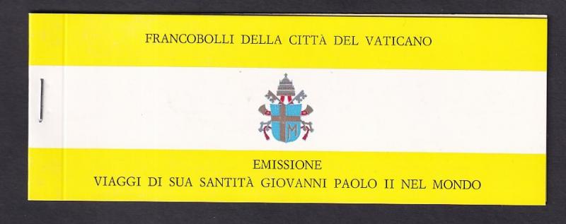 Vatican City   #704a    MNH  1981  booklet  Journeys Pope John Paul II