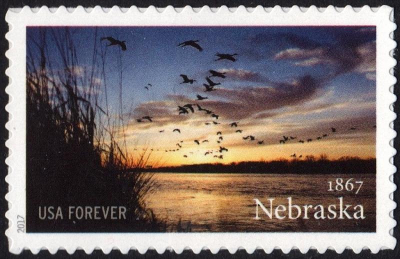 SC#5179 (49¢) Nebraska Statehood Single (2017) SA