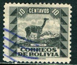 Bolivia; 1939: Sc. # 254: O/Used Single Stamp