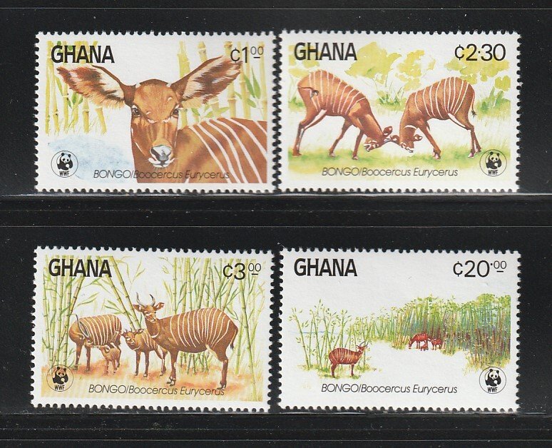Ghana 927-930 Set MNH Animals