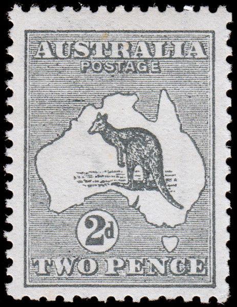 Australia Scott 3 (1913) Mint VLH VF, CV $70.00 M