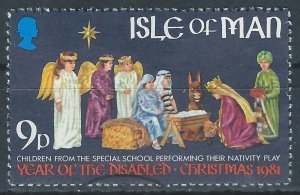 Isle of Man 1981 - 9p Christmas - SG210 used