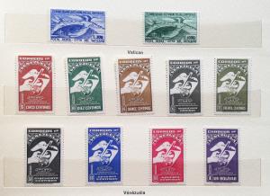 1949 GRAND UPU STAMP COLLECTION FROM 172 COUNTRIES, OVER 600 MNH-PRISTINE!