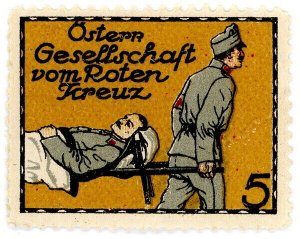 (I.B) Austria (Great War) Cinderella : Red Cross Fund 5h