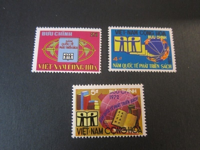 Vietnam 1972 Sc 441-43 set MNH