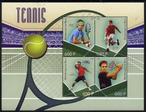 MALI - 2015 - Tennis, Djokovic - Perf 4v Sheet - MNH-Private Issue