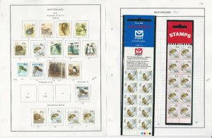 New Zealand Stamp Collection on 24 Steiner Pages, 1979-1992, JFZ