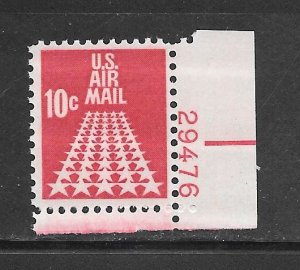 #C72 MNH Plate # Single