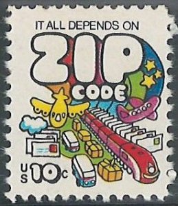 Scott: 1511 United States - It All Depends on Zip Code - MNH