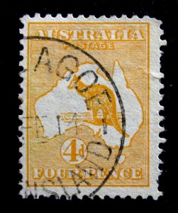 AUSTRALIA - SCOTT# 6 - USED - CAT VAL $40.00