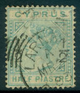 CYPRUS : 1882. Stanley Gibbons #23 Very Fine, Used. Catalog £75.00.