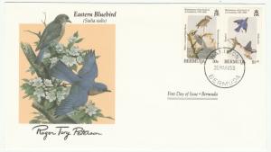 FDC for American Birds - Scott 466 and 468