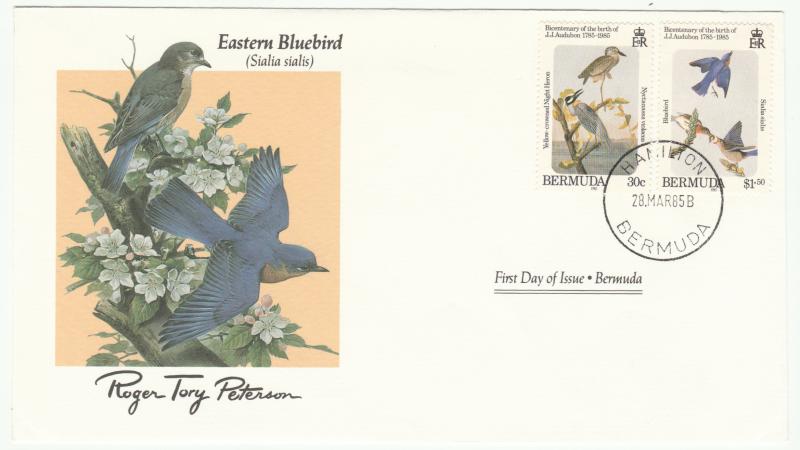 FDC for American Birds - Scott 466 and 468