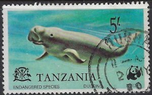 Tanzania 86 Used 1987 Dugong (102)(ad5350)