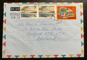 1978 Kaneshi Ghana Air Letter Cover To Belfast North Ireland