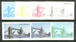 Oman 1977 Silver Jubilee (London Scenes) 1B value (Tower ...
