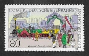 SE)1985 GERMANY, ANNIVERSARY OF GERMAN RAILWAYS, FIRST TRAIN NUREMBERG - FUR