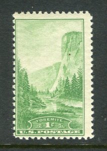 USA; 1934 early National Parks issue fine Mint 1c. value