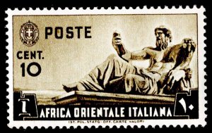 Italian East Africa Scott 4 Unused hinged.