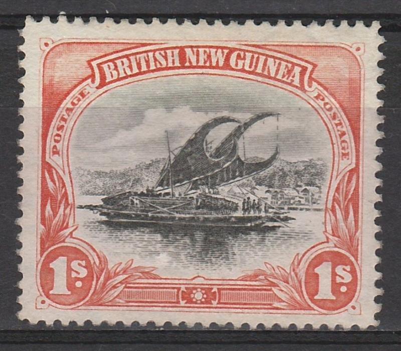 PAPUA 1901 LAKATOI BRITISH NEW GUINEA 1/-  HORIZ  WMK 