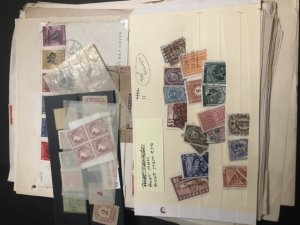 W.W. Loose Stamp Pages With Some Very Nice Glassine’s Might Find Some Gems