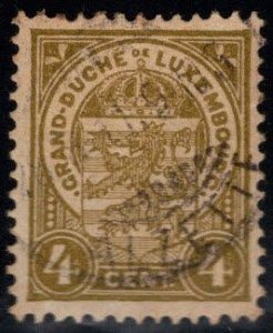 Luxembourg Scott 77 Used  Coat of Arms stamp