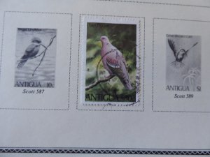 Antigua 1921-1985 Stamp Collection on Scott International Pages